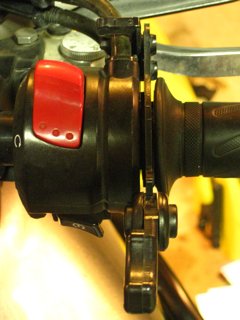 Throttle lock with Acerbis hand guards?? StromTrooper